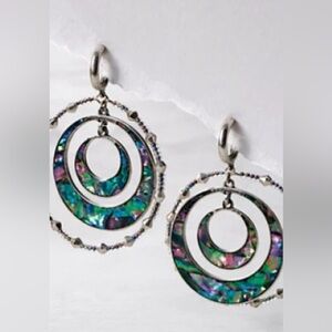 Free People Suncatcher Hoops - NWT